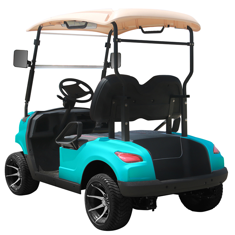 Voiturette de golf Style B 2 places cyan 