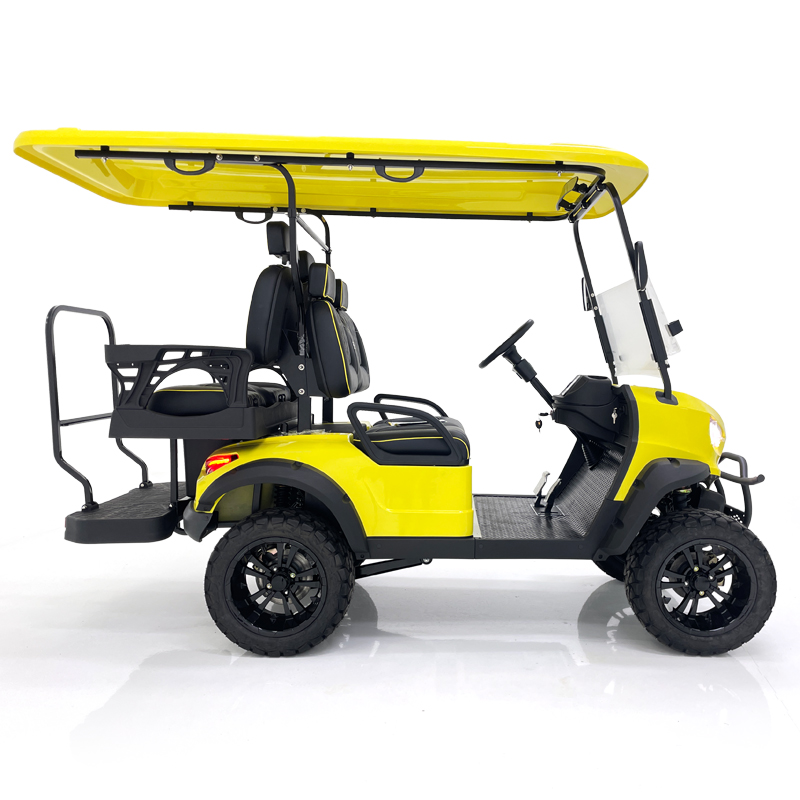 Chariot de chasse Style A 2+2 places jaune 