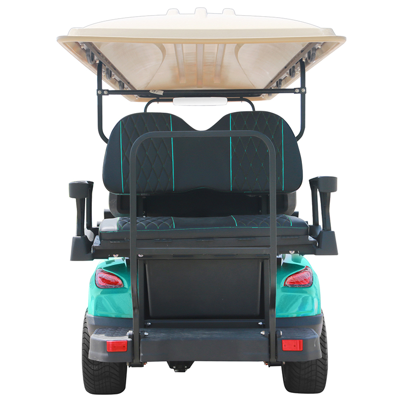 Voiturette de golf Style B 6+2 places cyan 