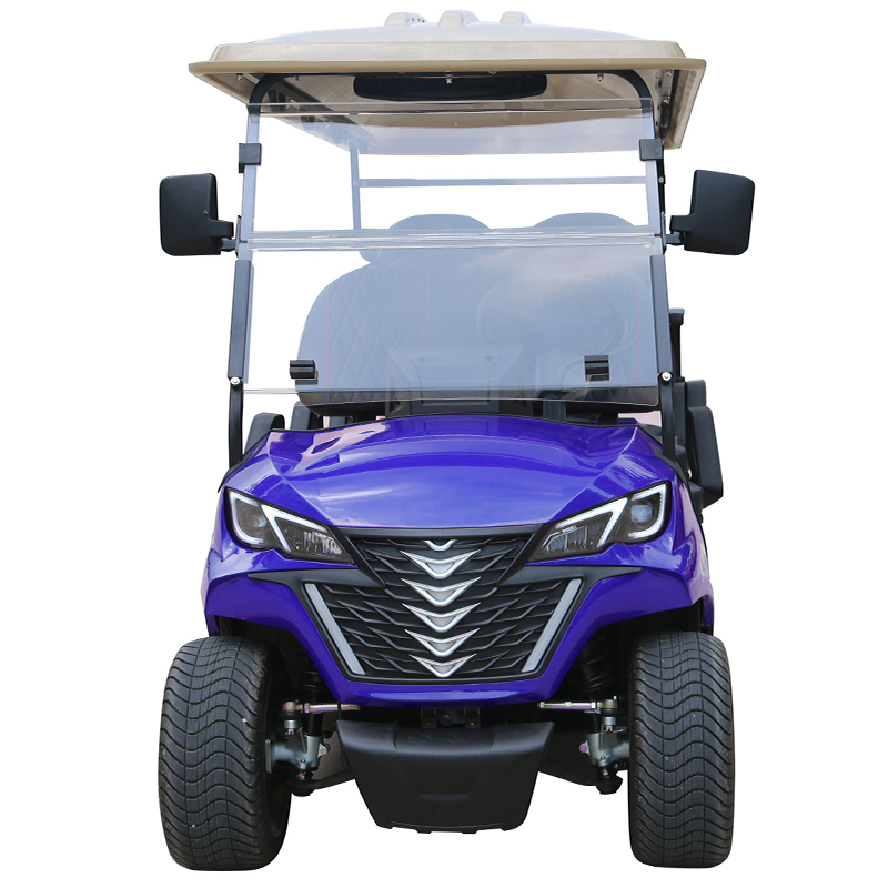 Voiturette de golf Style B 6 places violette 