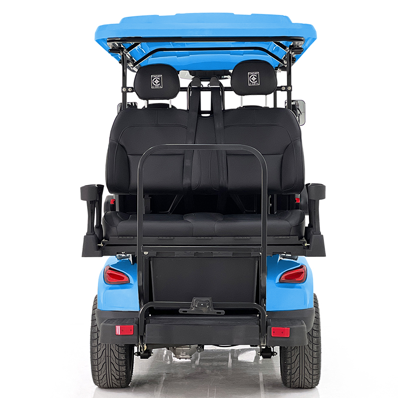 Voiturette de golf Aerfa 4+2 places bleue