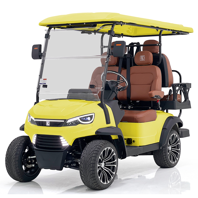 Chariot de chasse Style H 2+2 places jaune