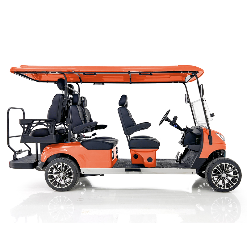 Voiturette de golf Aerfa 4+2 places orange