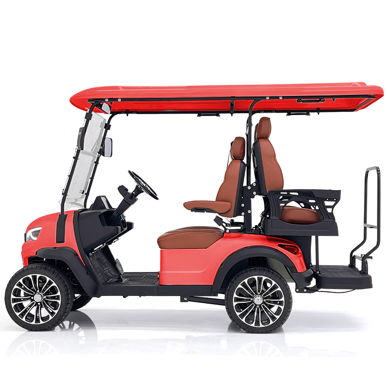 Chariot de chasse Style H 2+2 places rouge