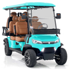 Chariot de chasse Style H 4+2 places Bleu menthe