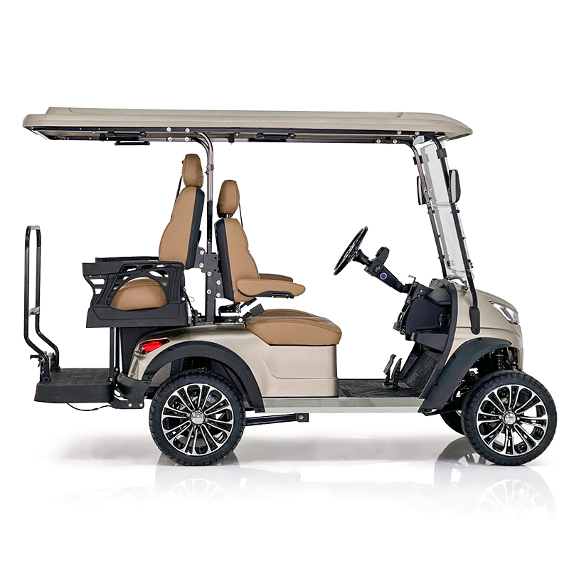 Voiturette de golf Style Aerfa 2+2 places champagne