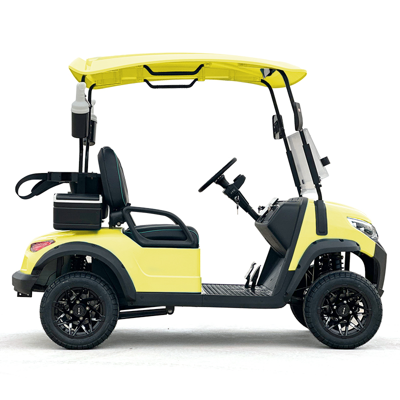 Voiturette de golf Style C 2 places jaune