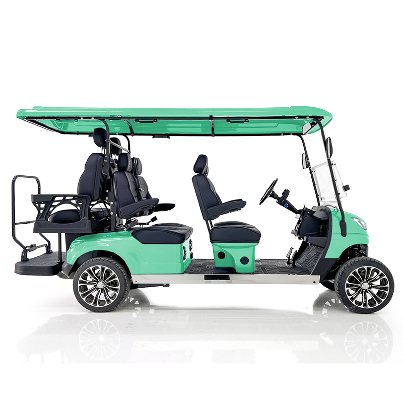 Voiturette de golf Aerfa 4+2 places vert menthe