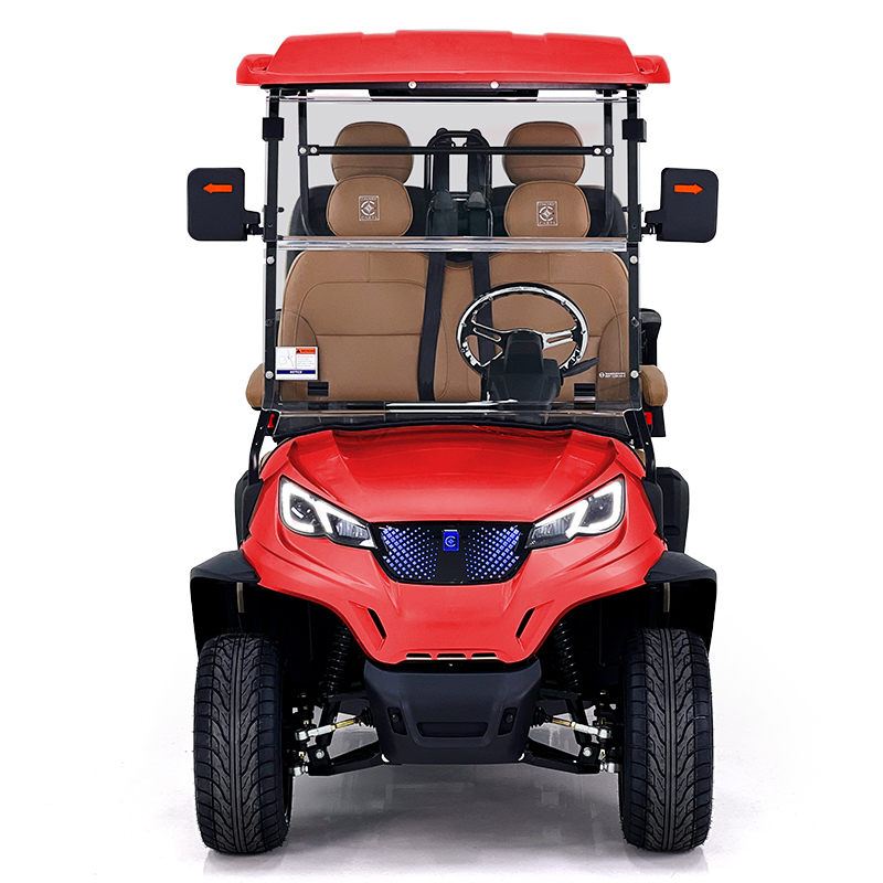 Voiturette de golf Style Aerfa 2+2 places rouge