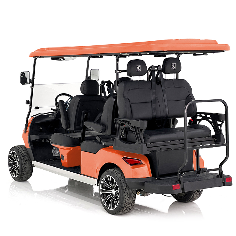 Voiturette de golf Aerfa 4+2 places orange