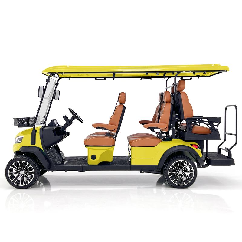 Chariot de chasse Style H 4+2 places jaune