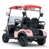 Voiturette de golf Style C 2 places rose