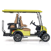 Voiturette de golf Style Aerfa 2+2 places jaune