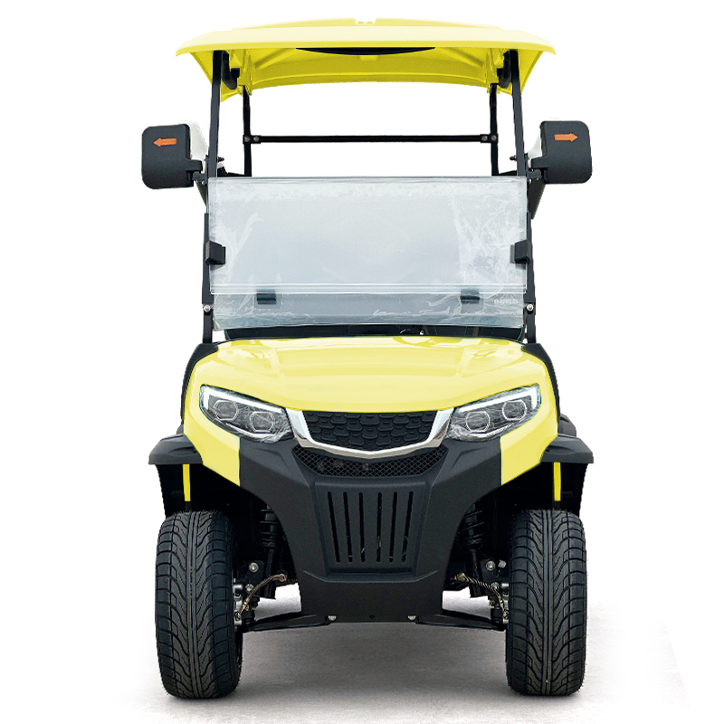 Voiturette de golf Style C 2 places jaune