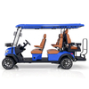 Chariot de chasse Style H 4+2 places bleu foncé