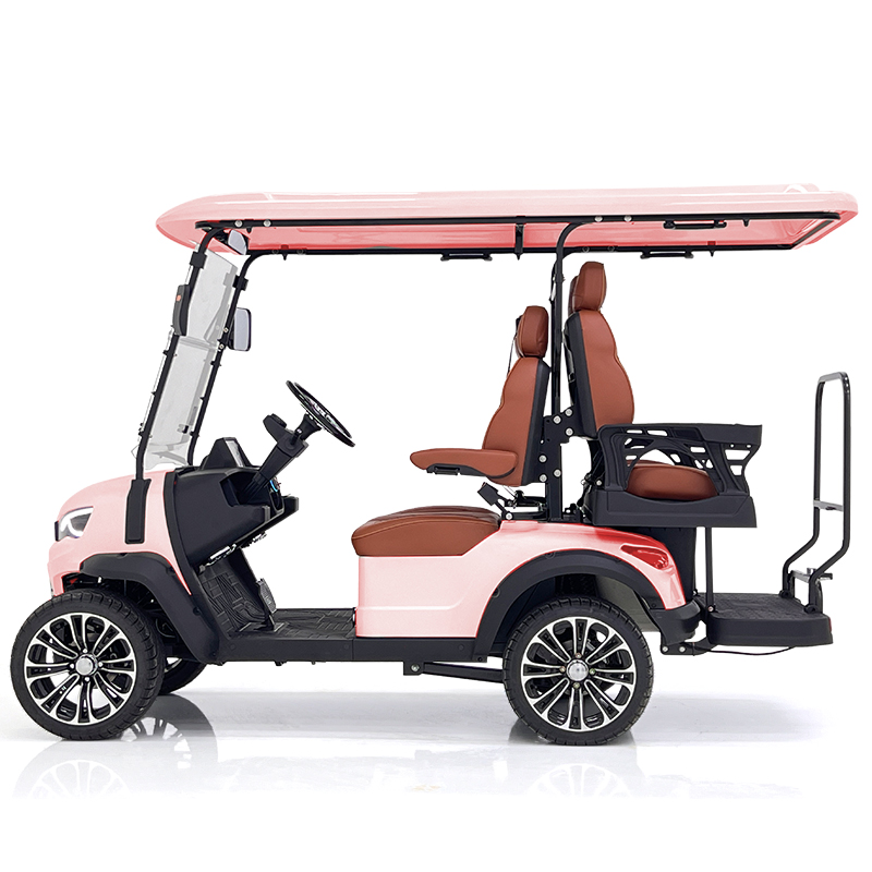 Chariot de chasse Style H 2+2 places rose