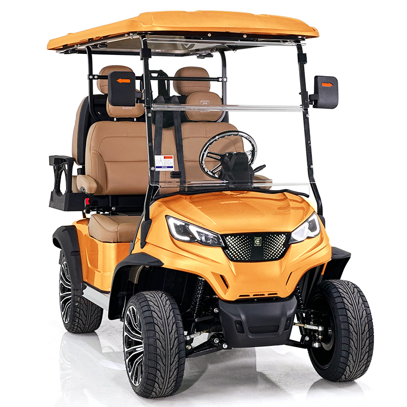 Voiturette de golf Style Aerfa 2+2 places orange