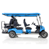 Voiturette de golf Aerfa 4+2 places bleue