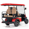 Voiturette de golf Style Aerfa 2+2 places rouge