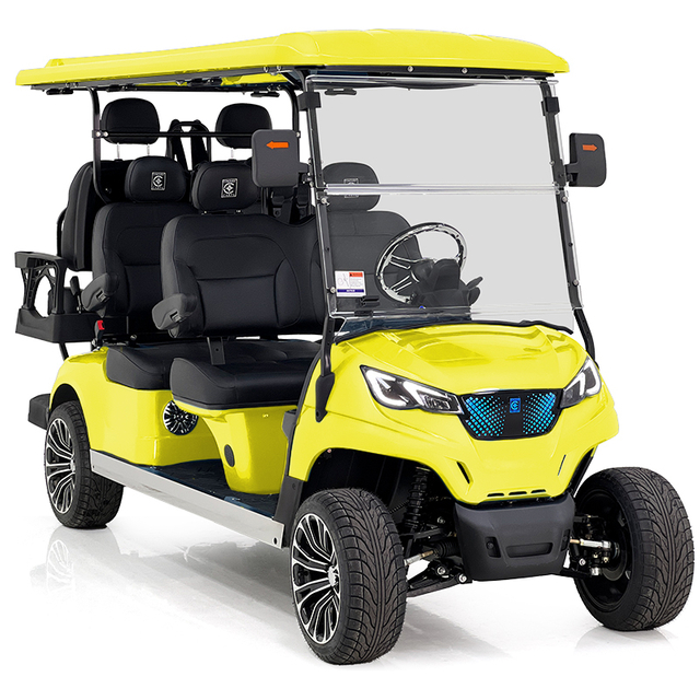 Voiturette de golf Aerfa 4+2 places jaune