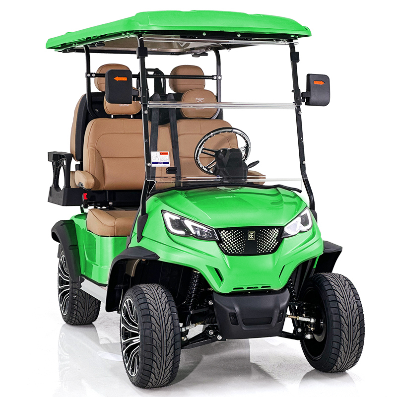 Voiturette de golf Style Aerfa 2+2 places vert menthe