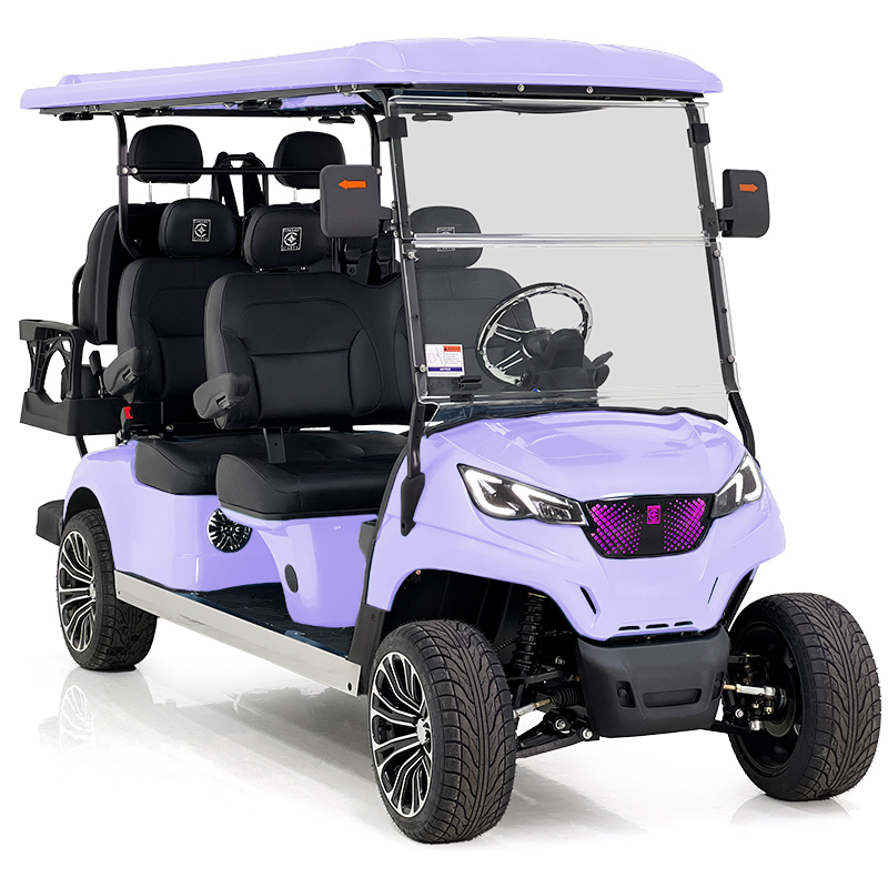 Voiturette de golf Aerfa 4+2 places taro violet