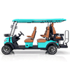 Chariot de chasse Style H 4+2 places Bleu menthe