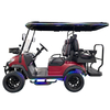 Voiturette de golf Style C 2+2 places rouge